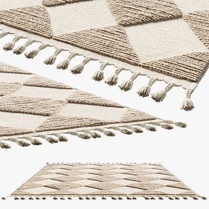 nuLOOM Marissa Diamond Tassel Area Rug 3D