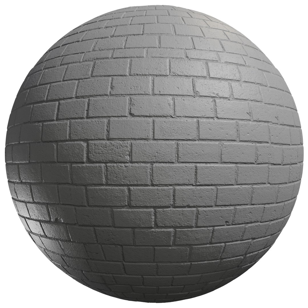 3D 4K PBR Concrete Tile Ground Texture 03 - Guiding Block - TurboSquid ...