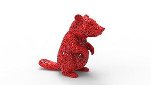 Beaver Voronoi Style