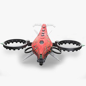 3D Sci-fi 3d Drone model