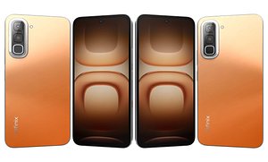 Infinix Hot 70 Thermo Orange model