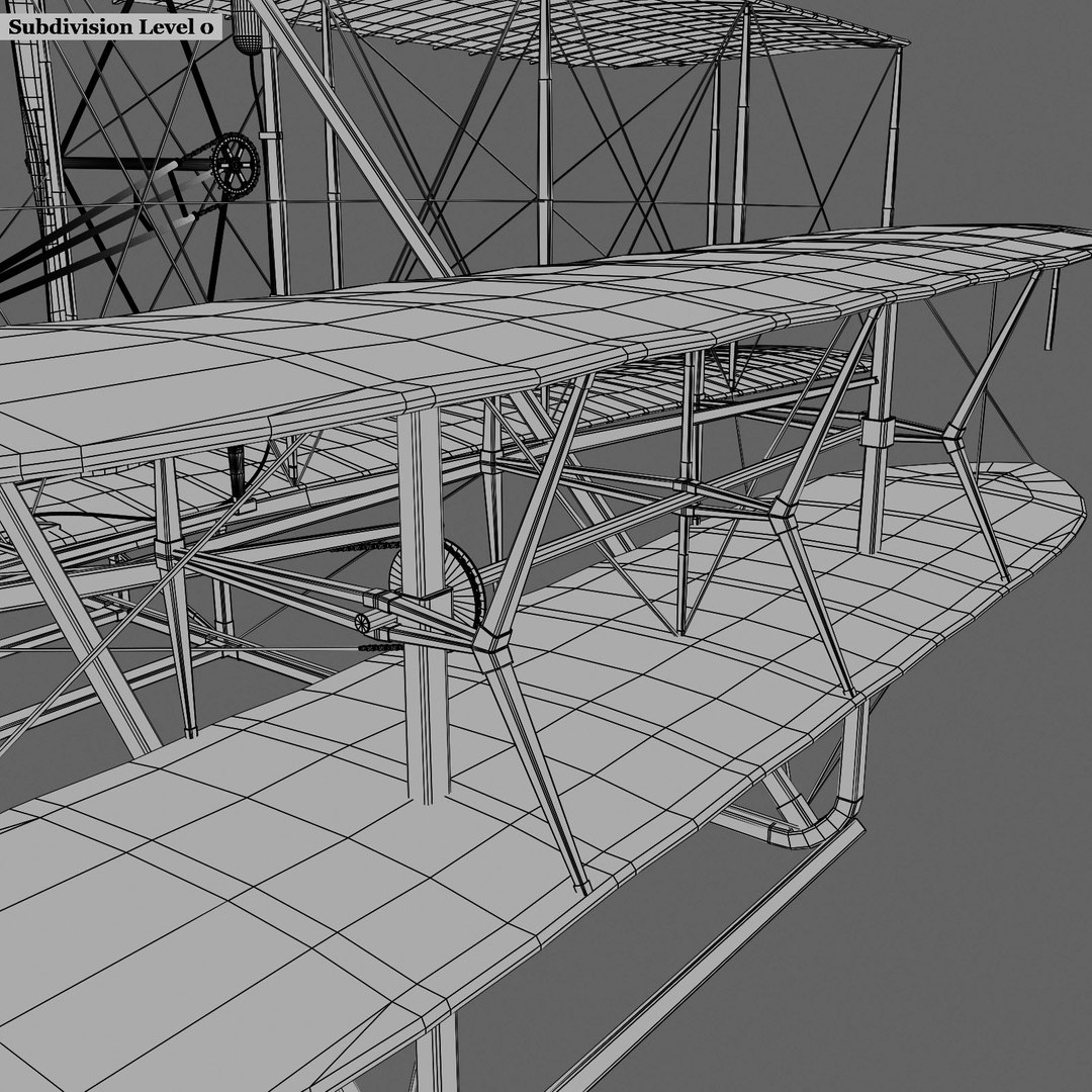 Wright Flyer 1903 Brothers 3d Model