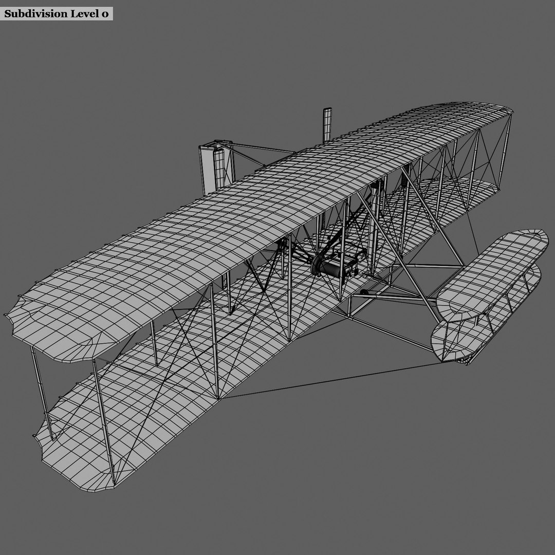 Wright Flyer 1903 Brothers 3d Model