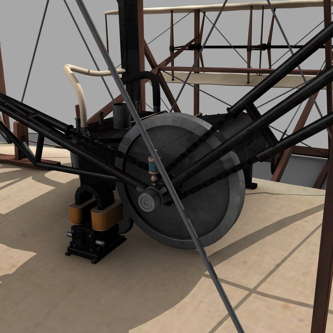 Wright Flyer 1903 Brothers 3d Model