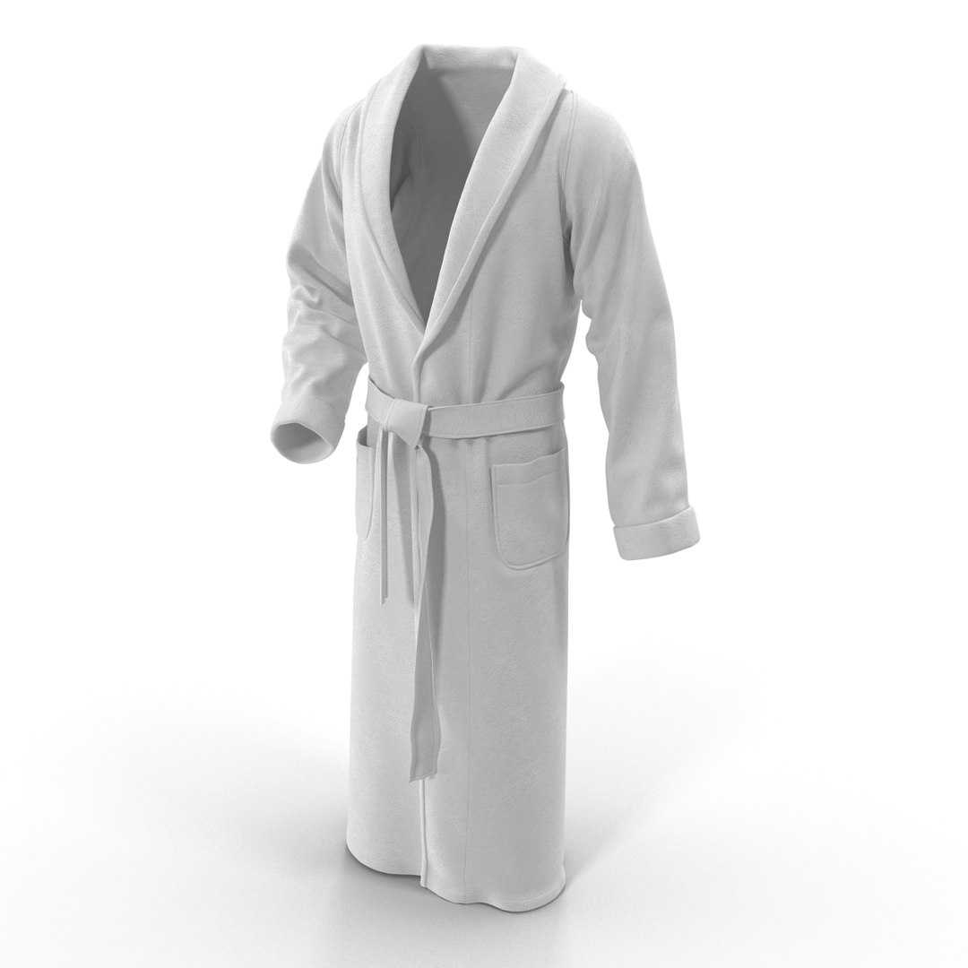 bathrobe modeled 3d model