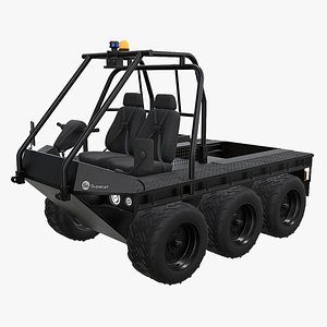 ATMP Supacat High Mobility Vehicle - Black model