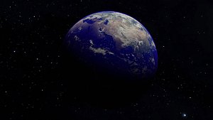 creative earth in blue shading 8K