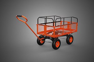 METAL GRID SIDE SCREEN NET MESH BED RAIL CAGE TROLLEY CART WAGON