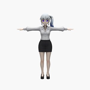 3D Anime Teacher V3 model