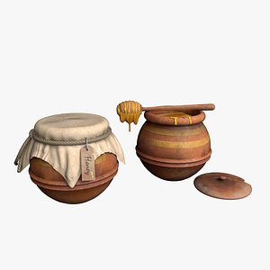3D honey vessel model