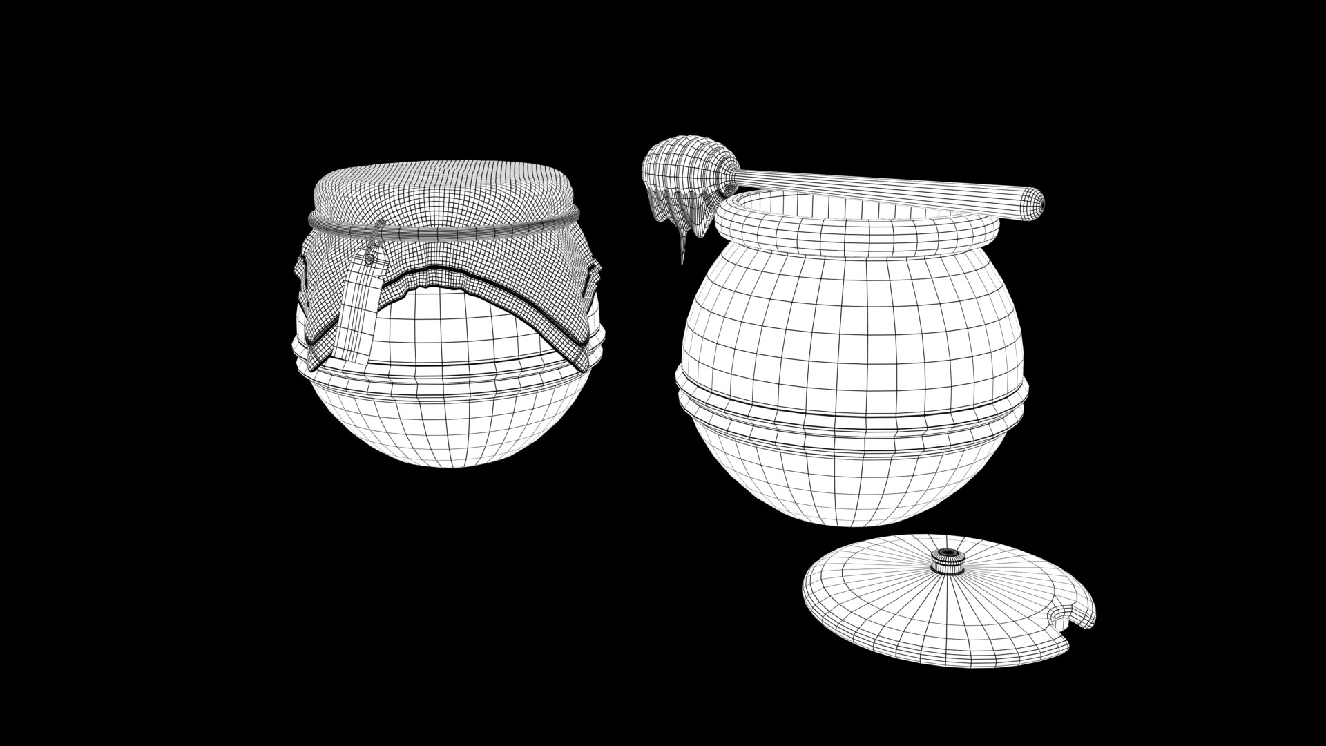 3d Honey Vessel Model - Turbosquid 2139923