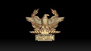 EMBLEM Roman Empire SPQR 3D model