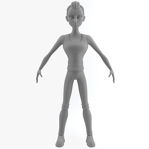 Cartoon girl