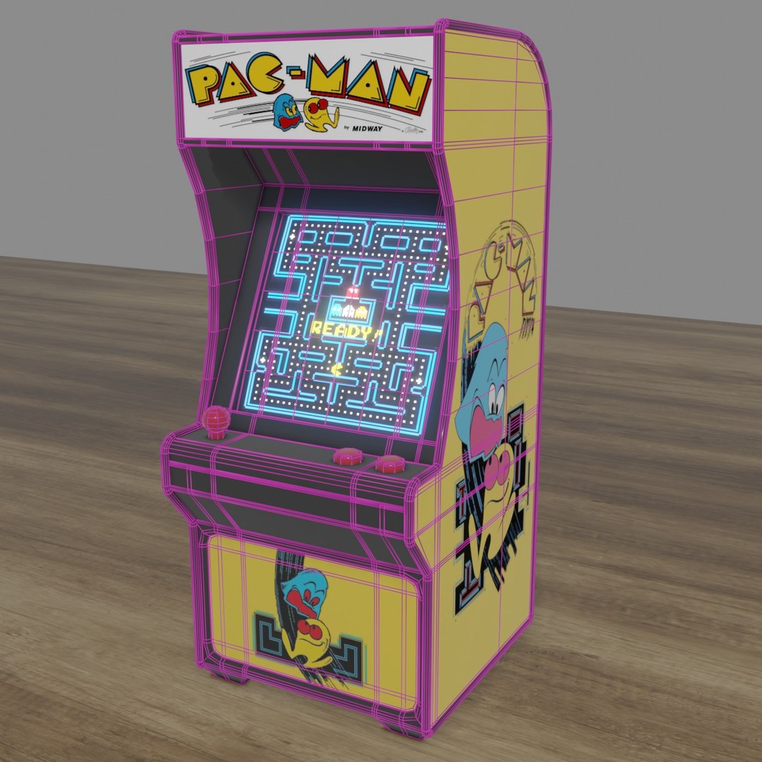 3D arcade machine model - TurboSquid 1415387