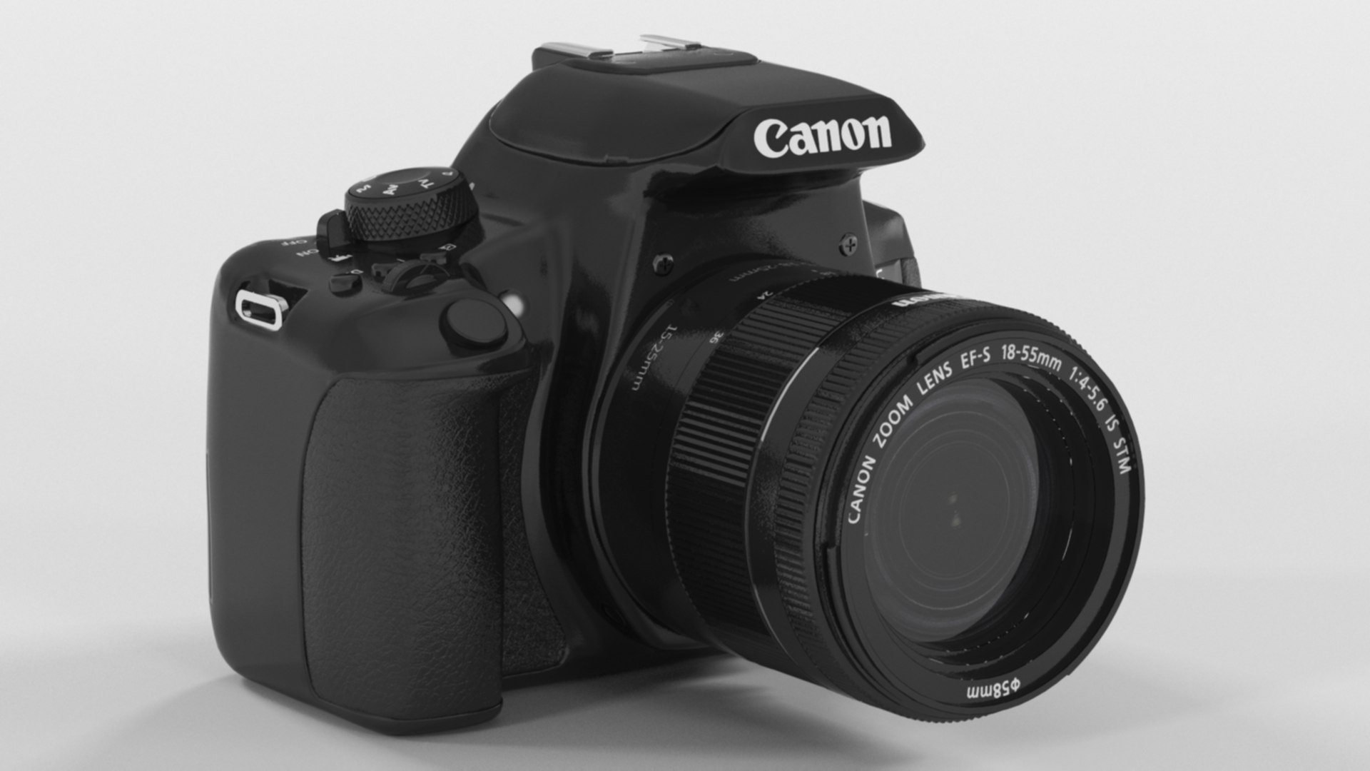 3D Canon EOS 850D 24 Digital SLR Camera - TurboSquid 2235661