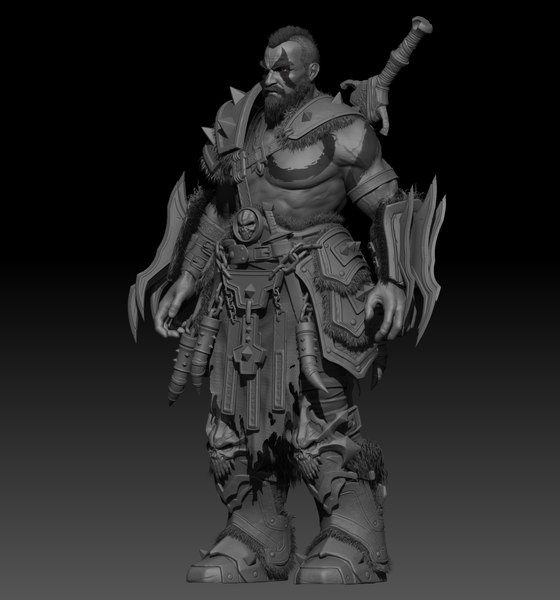 3D barbarian highpoly sculpt zbrush model - TurboSquid 1167012