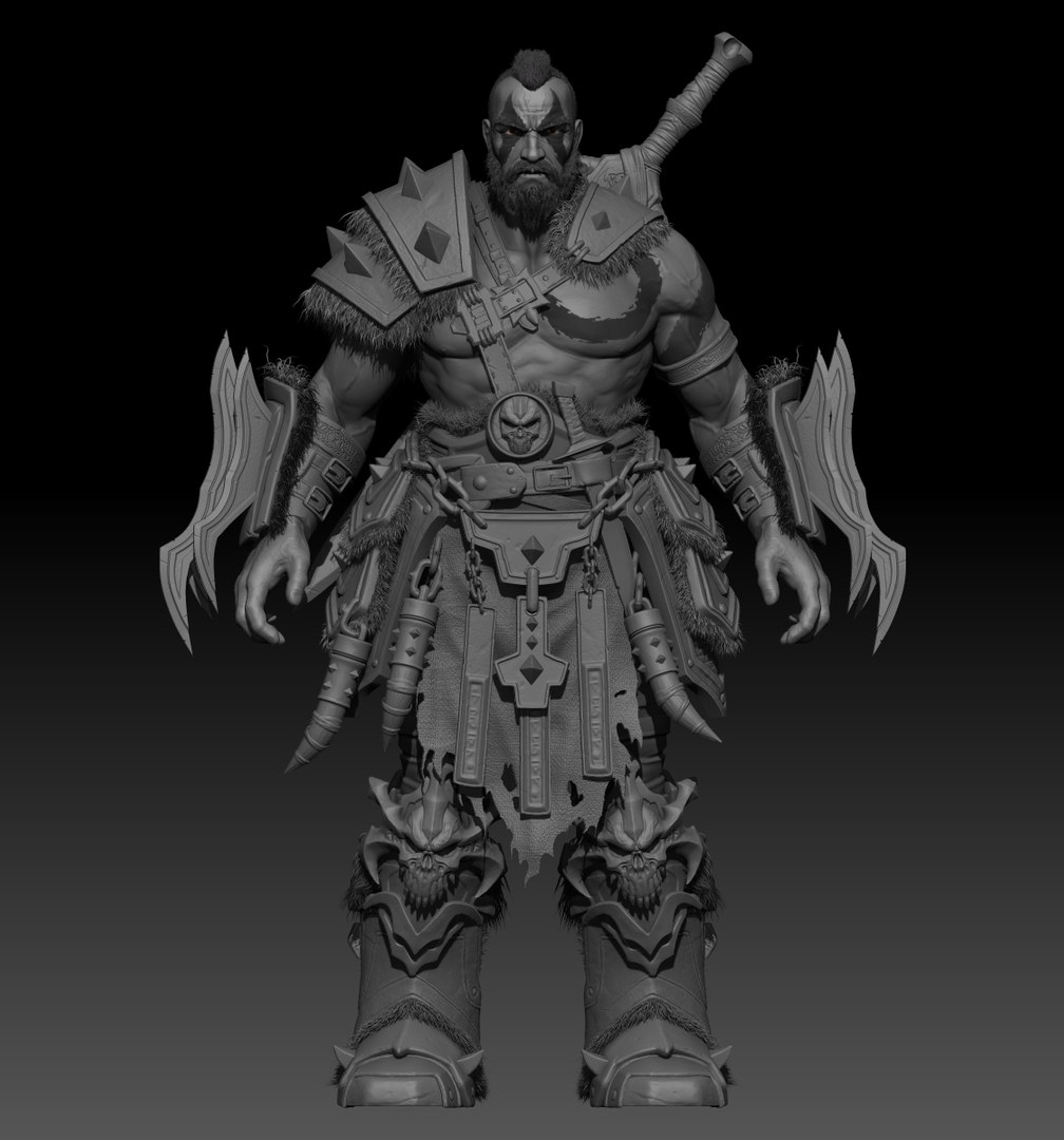 3d Barbarian Highpoly Sculpt Zbrush Model - Turbosquid 1167012