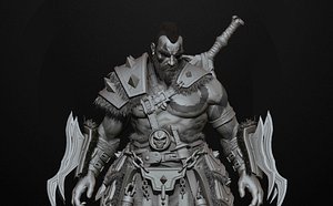 barbarian highpoly sculpt zbrush