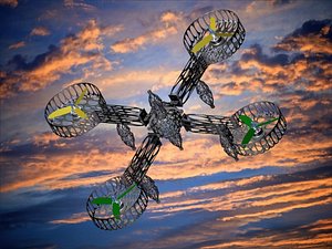 free max model quadcopters frame rigging