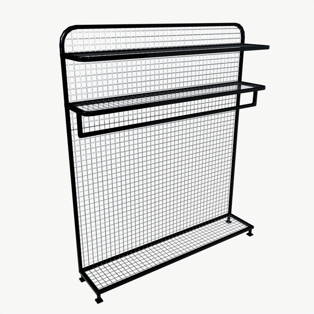 Wire Mesh Rack 3D Model - TurboSquid 2512869