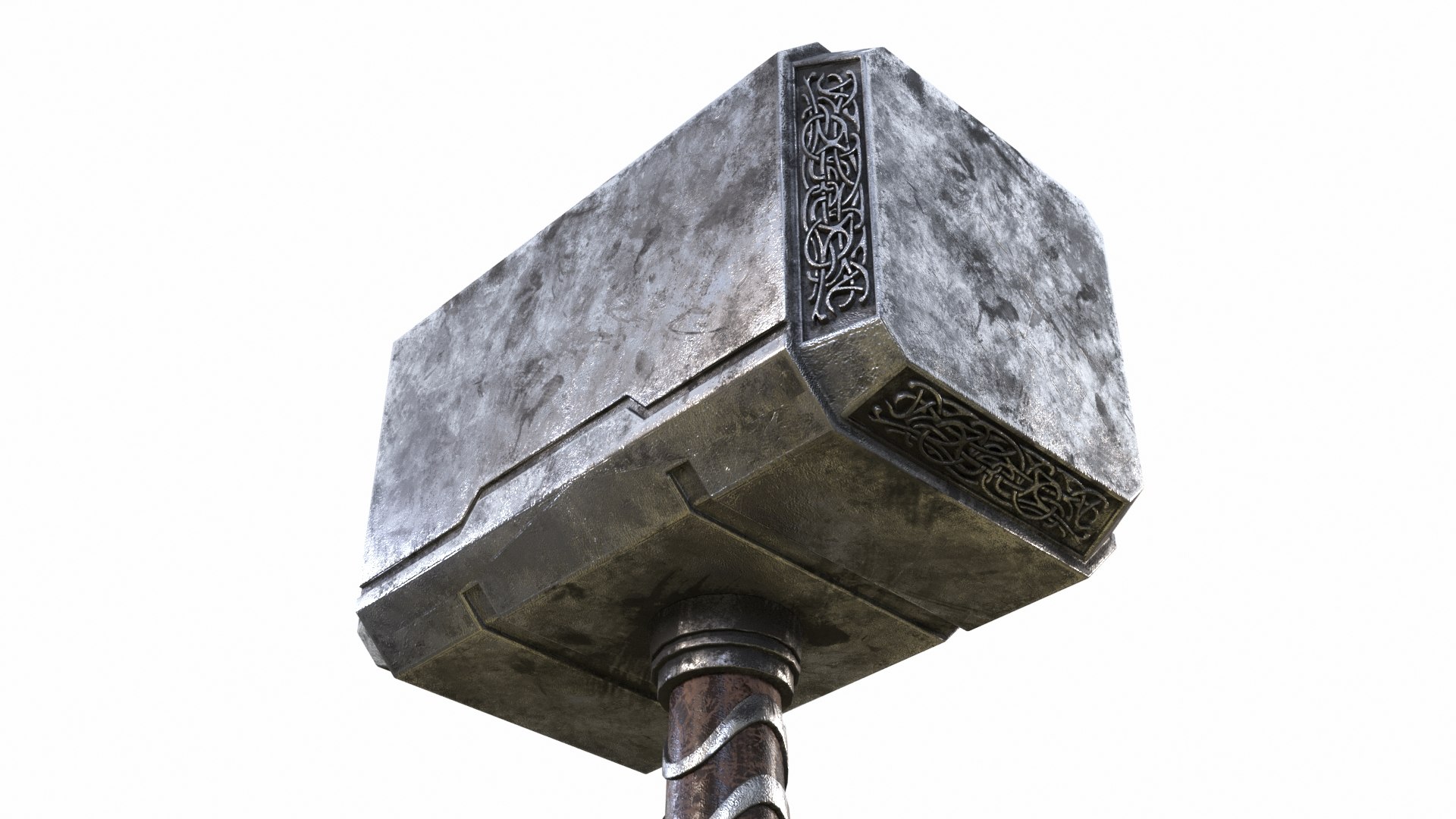 3D Model Thor Hammer Mjolnir - TurboSquid 1510253