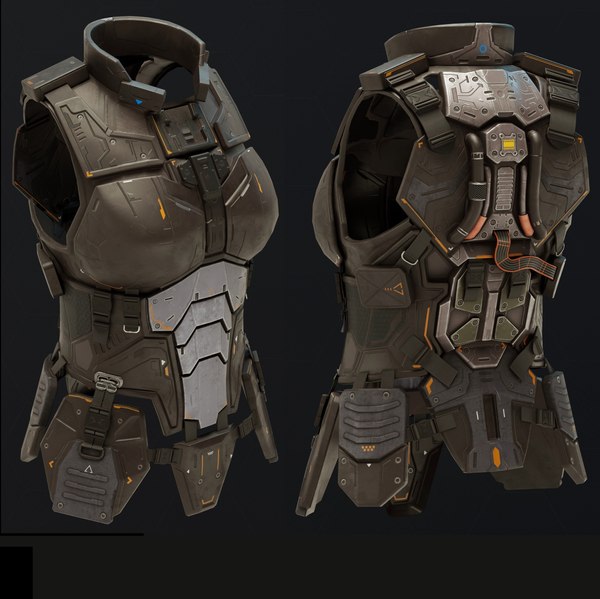 3D Body armour - TurboSquid 1739464