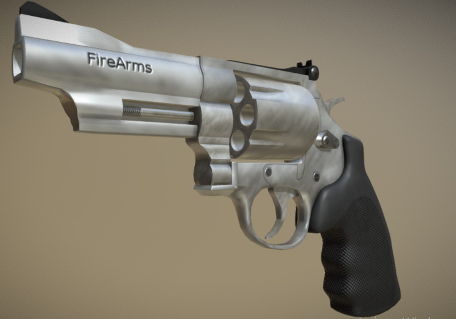 Gun Pistol Weapon Model Turbosquid 1321504