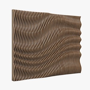 Parametric Wavy Wall model