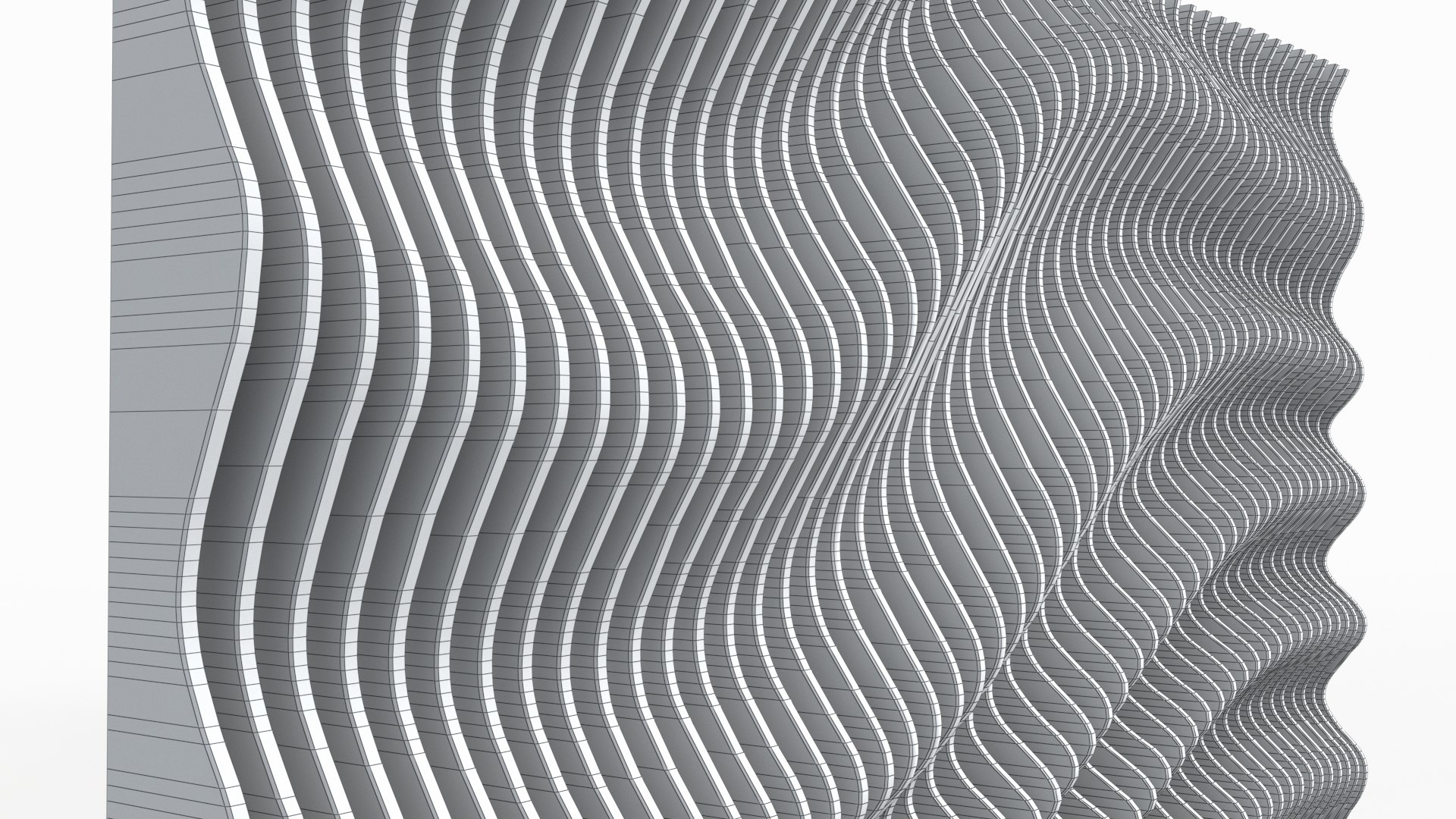 Parametric Wavy Wall model https://p.turbosquid.com/ts-thumb/lI/a9KtBu/kj/15_wire2/jpg/1744722321/1920x1080/fit_q87/2ac447a7db11d8096c770d120275544ad1bdb78c/15_wire2.jpg