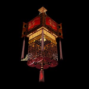 Chinese palace lantern model