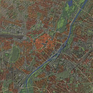 3D Munich Germany - city and urban model