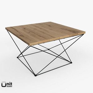 angled base coffee table 3d max