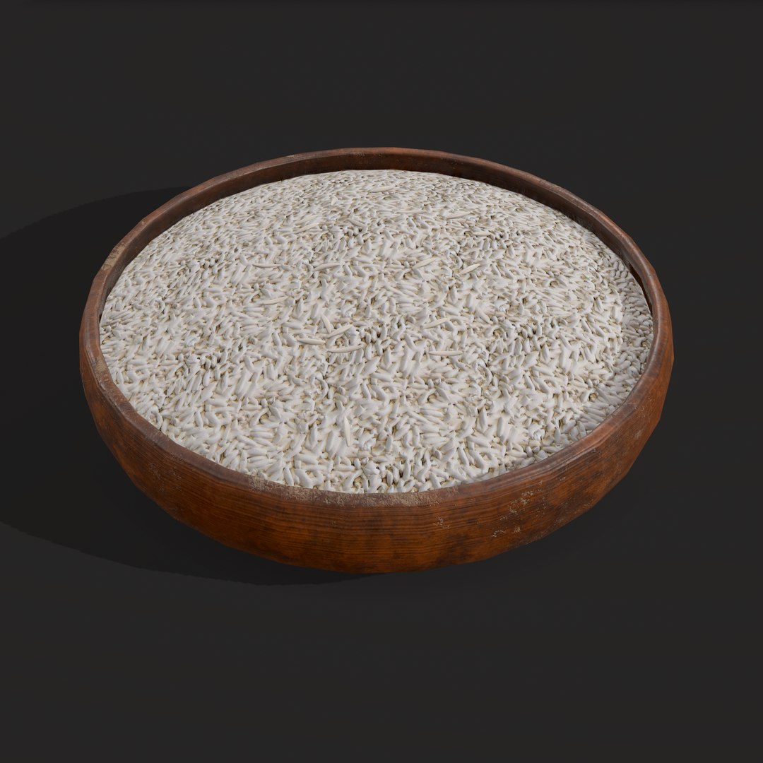 Rice Bowl 3D Model - TurboSquid 1774975