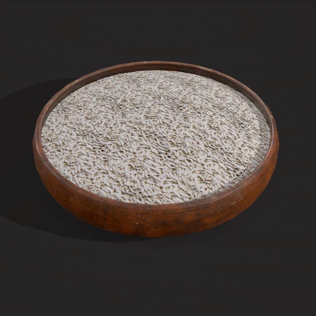 Rice Bowl 3D Model - TurboSquid 1774975