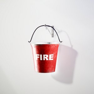 Fire Bucket 10L 3D model
