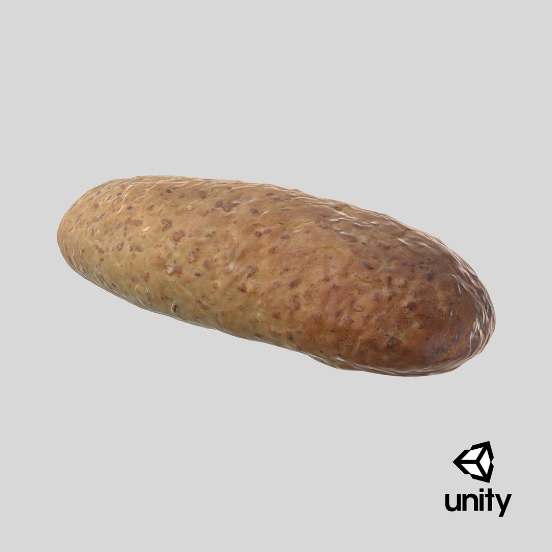 Narrow wheat bread with grains 3D model https://p.turbosquid.com/ts-thumb/lI/m61bKS/dk/stemcell_unity_render/png/1739892351/1920x1080/fit_q87/55b001911cc58888ec4e22f93bf69e96fb83beaa/stemcell_unity_render.jpg