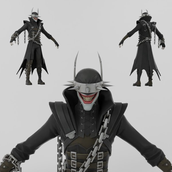 Batman Who Laughs Lowpoly Rigged3D模型 - TurboSquid 2034095