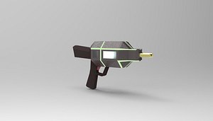 3D model laser gun