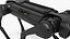 Maya용으로 리깅된 로봇 강아지 옆구르기 애니메이션