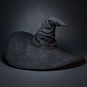 3D Witch Hat model