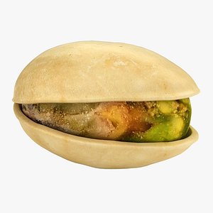realistic pistachio 3D model