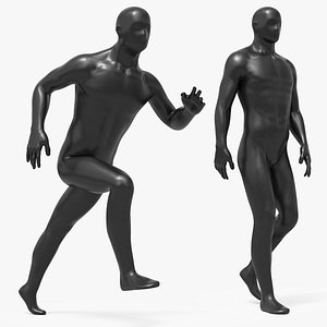 3D Male Mannequin Set Animated Rigged For Maya