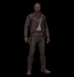 Cowboy Character PBR Game Ready