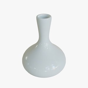 3D Wide Ceramic Vase