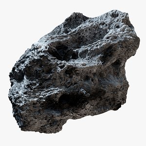c4d asteroid modeled stone