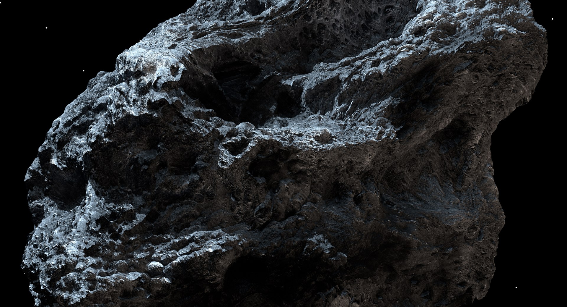C4d Asteroid Modeled Stone