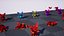 Démon stylisé Unreal Unity 18 animations rig dans Maya