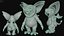 Démon stylisé Unreal Unity 18 animations rig dans Maya