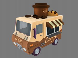 3D coffe truck model