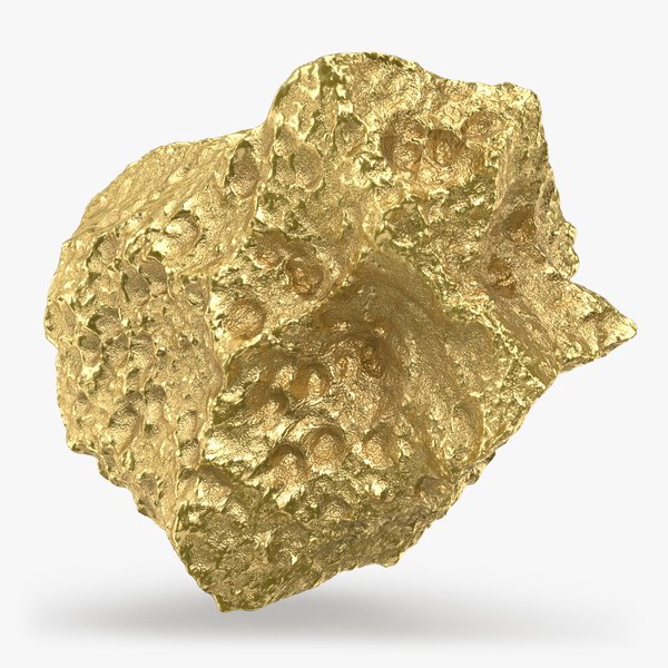 Gold Nugget 05 3D model